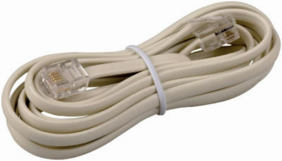 RCA TP210N Modular Line Extension Cord with Connectors, Ivory, 7'