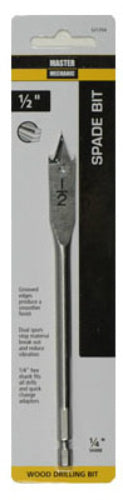 Master Mechanic 521354 Power Drill Wood Boring Bit, 1/2"