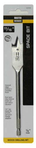 Master Mechanic 521416 Power Drill Wood Boring Bit, 11/16"