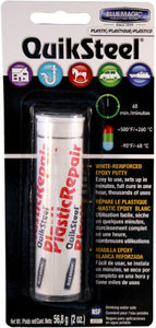 QuikSteel® 16502TRI Plastic Repair Epoxy Putty, 2 Oz