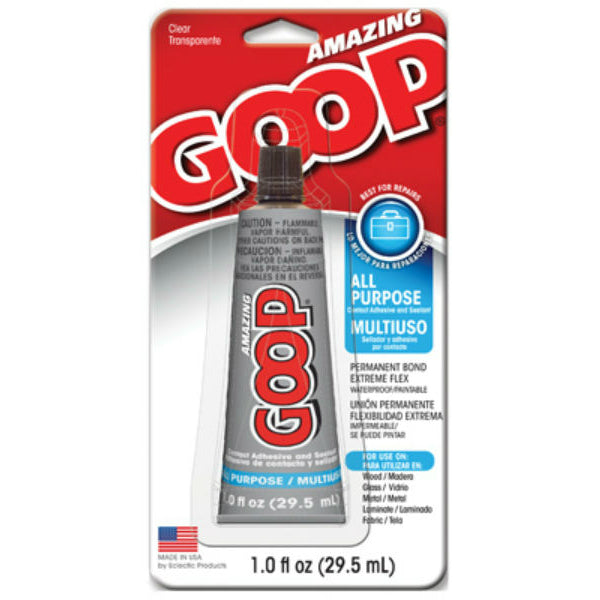 Amazing GOOP® 140232 All Purpose Contact Adhesive & Sealant, 1 Oz