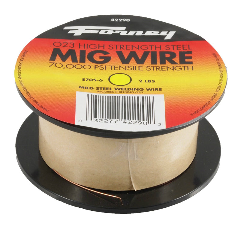 Forney 42290 Mild Steel ER70S-6 MIG Welding Wire, 0.024" Dia.