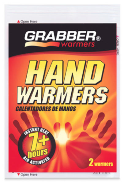 Grabber® HWES Air-Activated Hand Warmer, 7+ Hours, Pair