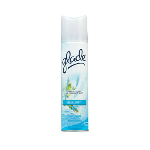Glade® 73332 Clean Linen® Aerosol Air Freshener Spray, 8 Oz