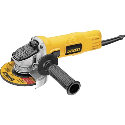 DeWalt® DWE4011 Small Angle Grinder with One-Touch™ Guard, 4-1/2", 7A, 11000 RPM