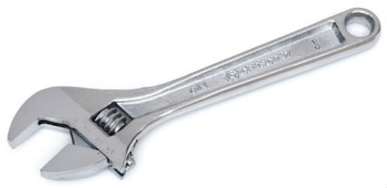 Crescent® AC28VS Adjustable Wrench, 8", Chrome Finish