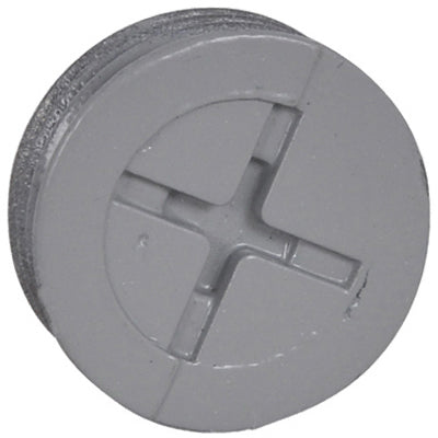 Master Electrician Weatherproof Closure Plug 1/2", Gray, 3-Pack