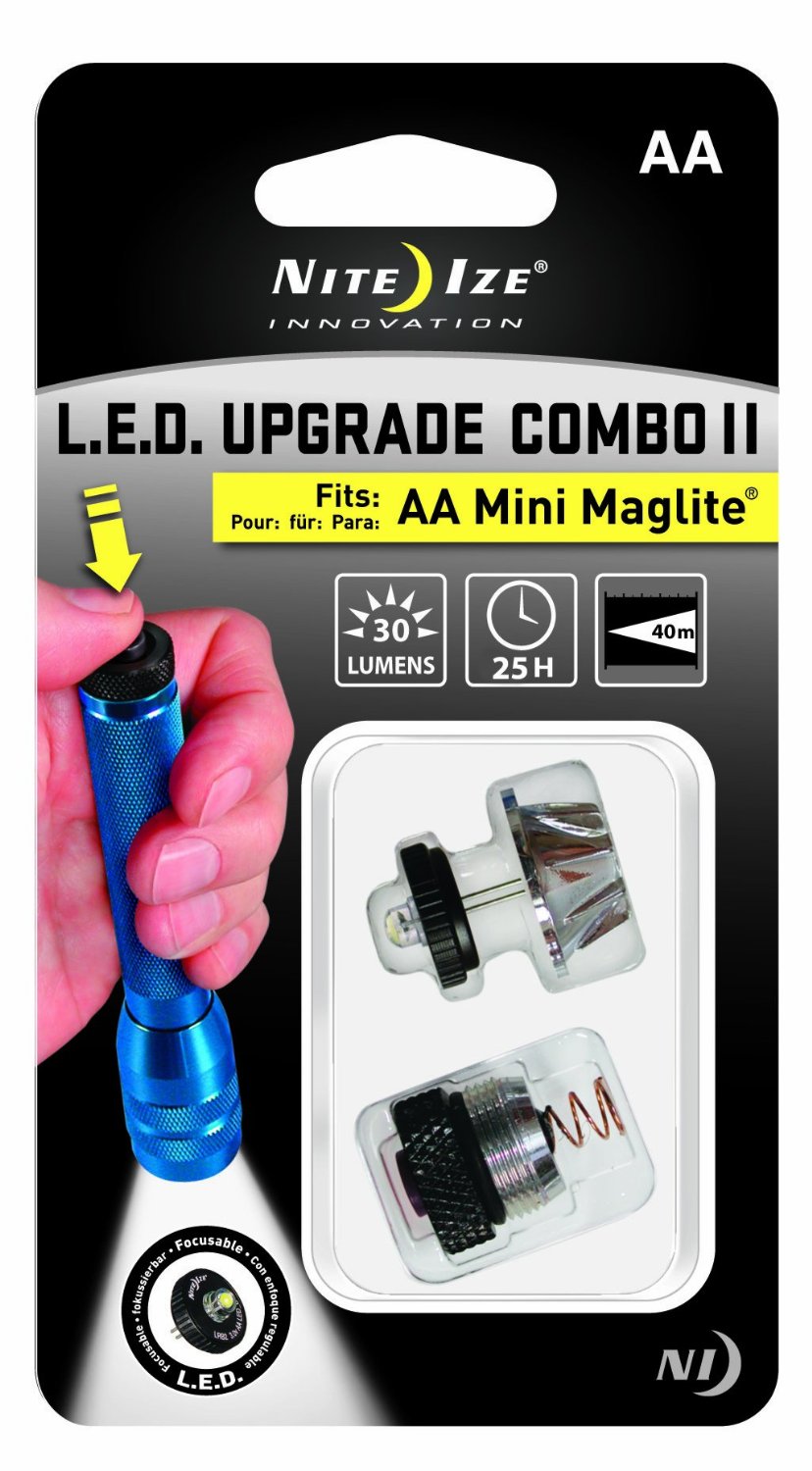 Nite Ize® LUC2-07 LED Combo Upgrade Kit II for "AA" Mini Maglite®