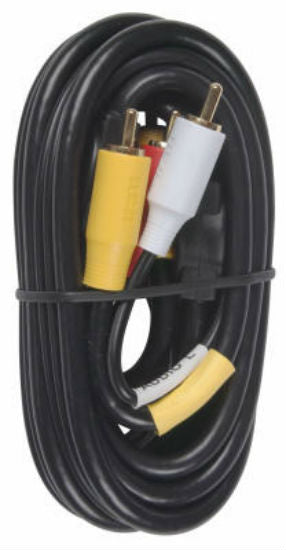 RCA VH914R Stereo Audio & Video Cable Combination with Molded Connectors, 12'