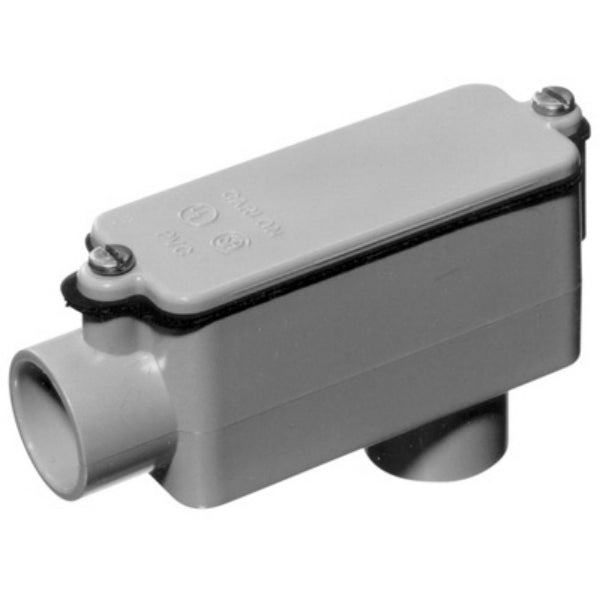 Carlon E986GR Type LB PVC Access Fitting, 1-1/4"