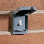 Carlon PVC Switch Box Weatherproof Cover, Single Gang