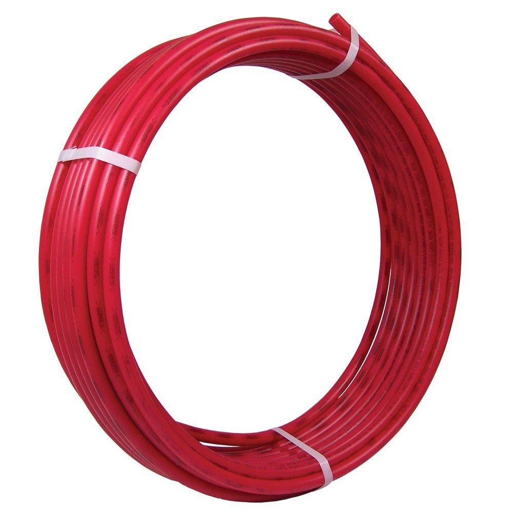 SharkBite® U860R100 Cross-Linked Pex Pipe, 1/2" CTS x 100' Coil, Red