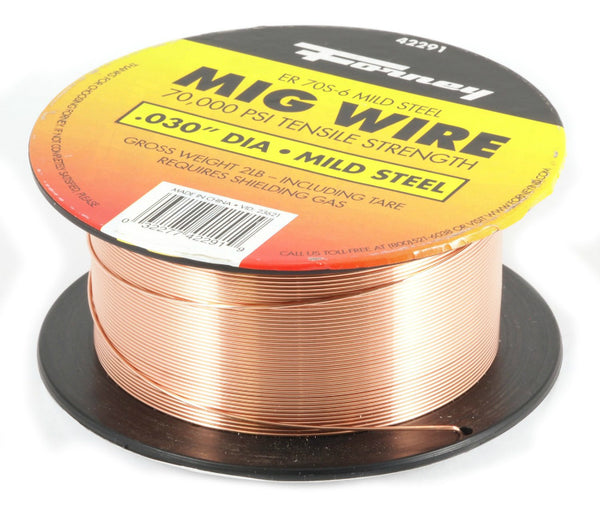 Forney 42291 Mild Steel ER70S-6 MIG Welding Wire, 0.030" Dia.