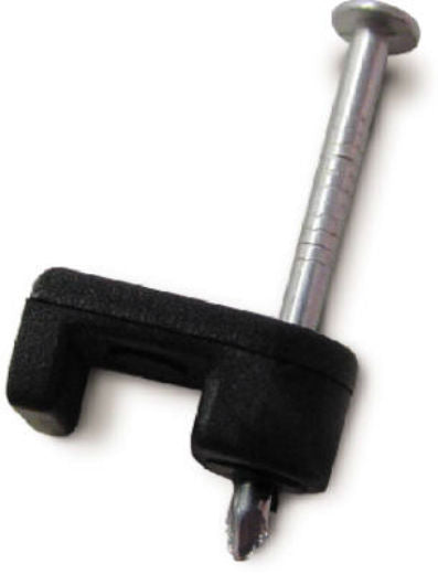 Gardner Bender PSB-1600T Low Voltage Staple, 3/16", Black