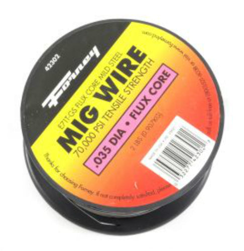 Forney 42302 Flux Core Mild Steel E71T-GS MIG Welding Wire, 0.035" Dia