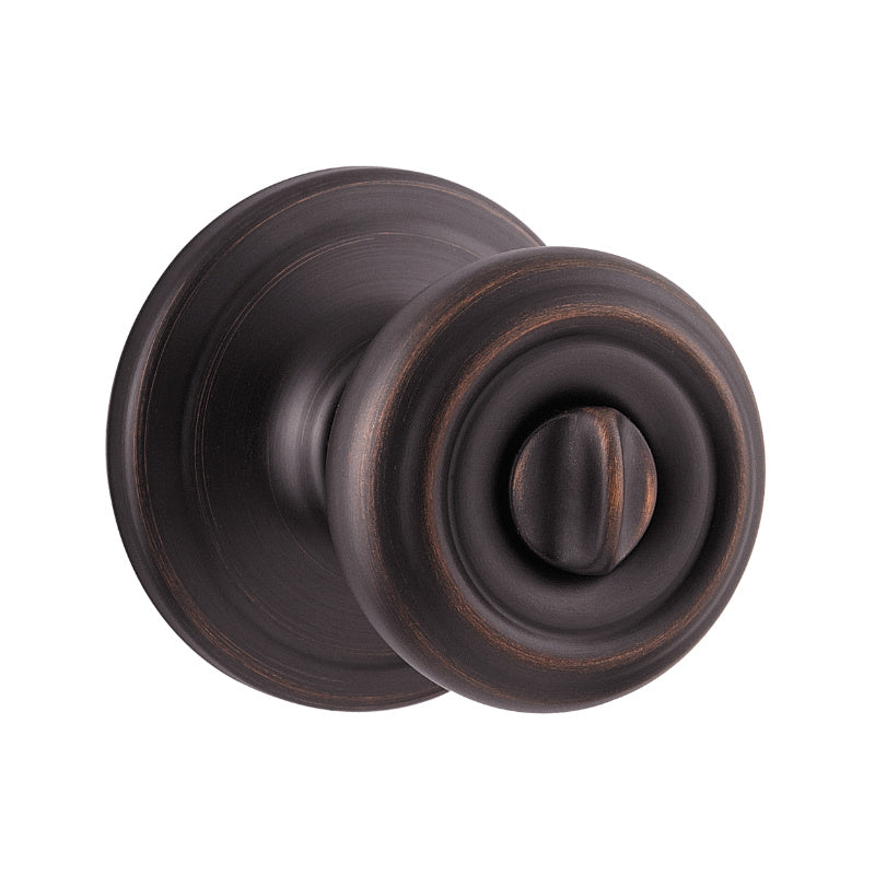Kwikset® 730CN-11P-CP Cameron Privacy Knob Lock, Venetian Bronze