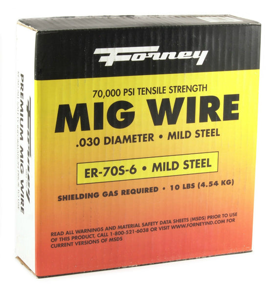 Forney 42286 Mild Steel ER70S-6 MIG Welding Wire, 0.030" Dia.