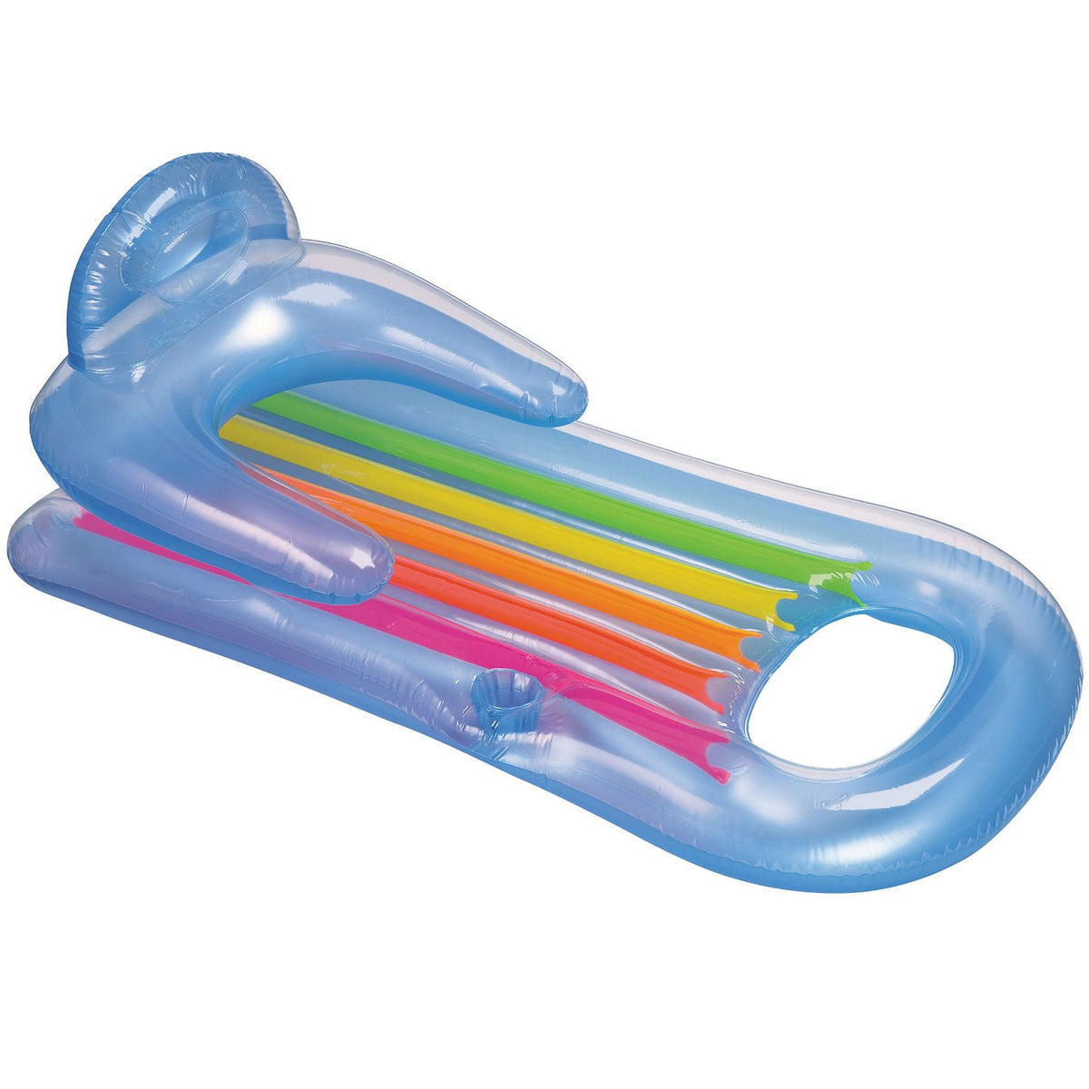 Intex 58802EP King Kool Inflatable Pool Lounge, Assorted Color, 63" x 33.5"