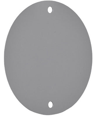 Master Electrician RBC-4 Weatherproof Round Blank Cover, Gray