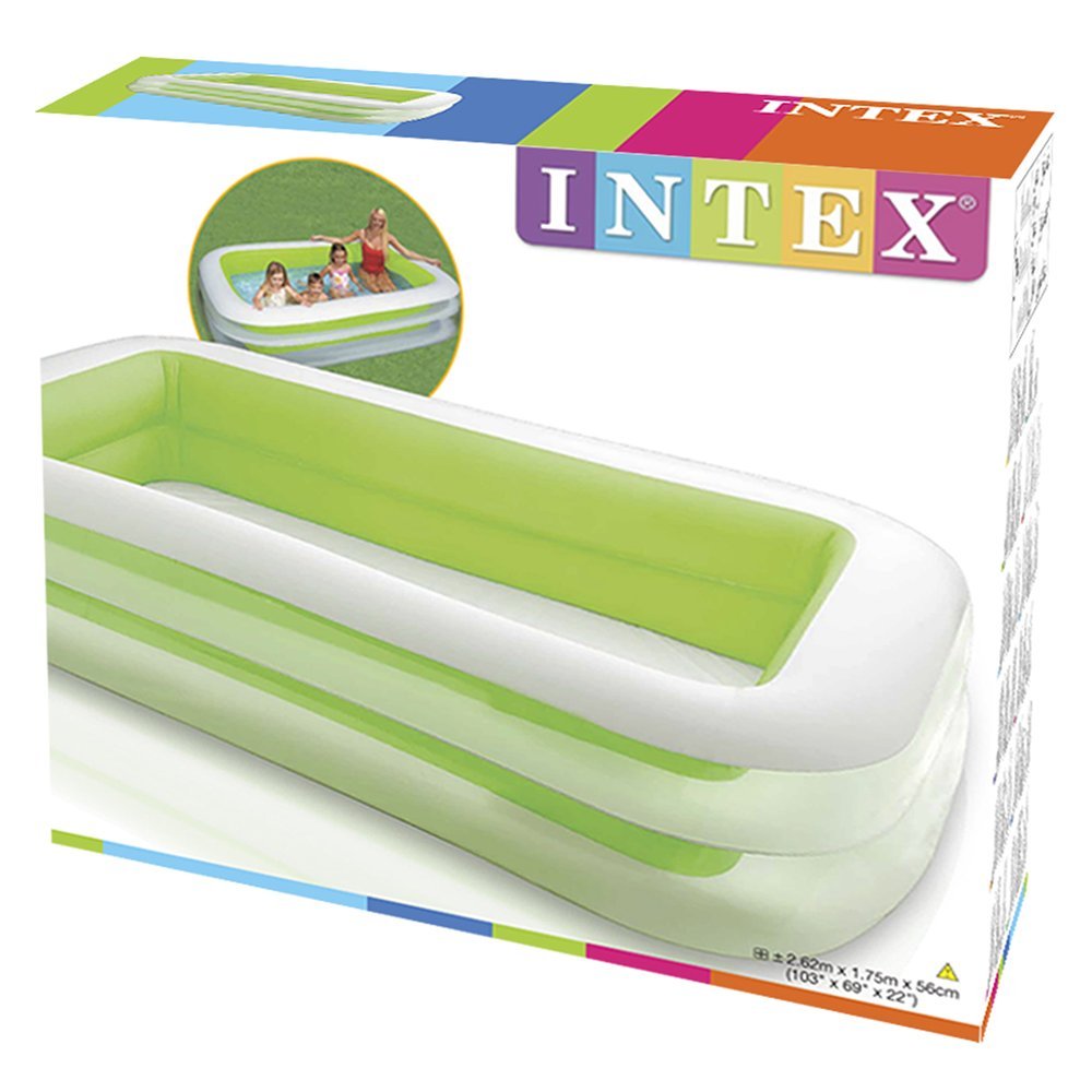 Intex 56483EP Swim Center Inflatable Family Pool, 103" x 69" x 22"