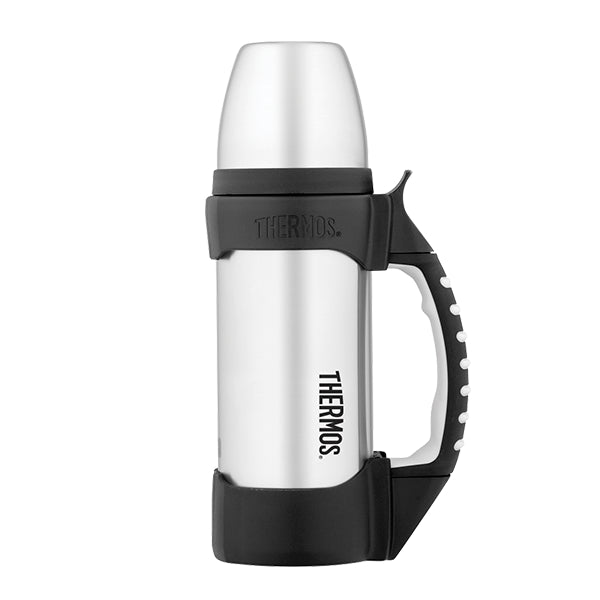 Thermos® 2510TRI2 Vacuum Insulated Beverage Bottle, Stainless Steel, 1.0 Liter