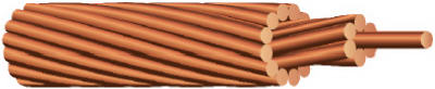 Cerrowire 10665803 Stranded Bare Grounding Wire, 315',Copper, 6 Gauge