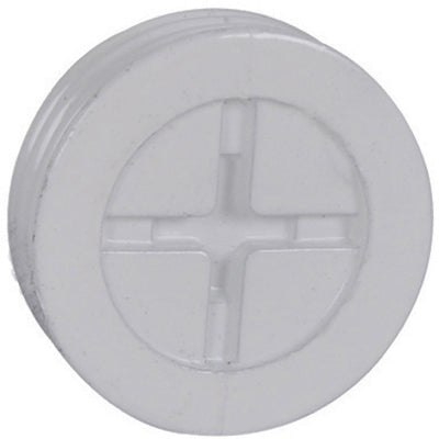 Master Electrician Weatherproof Closure Plug, 1/2", White, 3-Pack