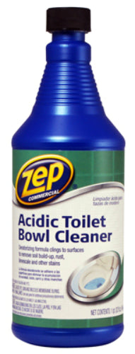 Zep Commercial ZUATB32 Acidic Toilet Bowl Cleaner & Deodorizer, 32 Oz