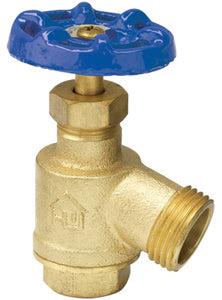 Homewerks Brass Bent Nose Garden Valve 1", Female Thread Inlet