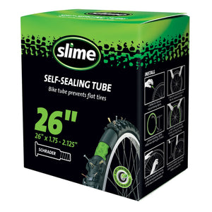 Slime 30045 Smart Tube Self-Sealing Bicycle Inner Tube, 26"