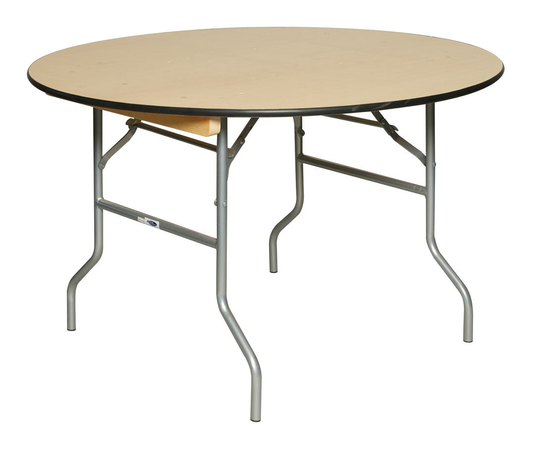 Pre sales 3848 Round Plywood Folding Table, 48"