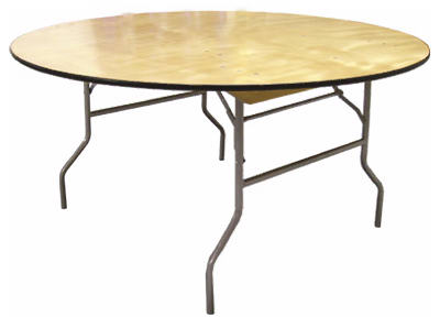 Pre Sales 3860 Plywood Folding Table, 60", Round