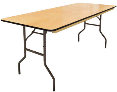 Pre Sales 3806 Plywood Folding Table, 6' x 30"
