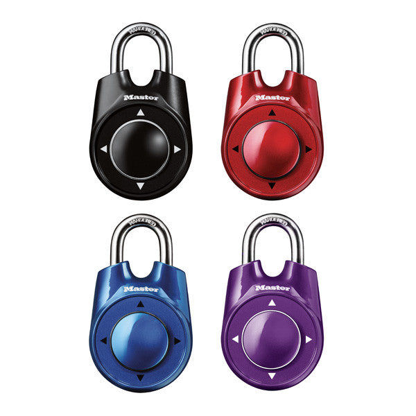 Master Lock 1500ID Speed Dial Combination Lock, Assorted Colors