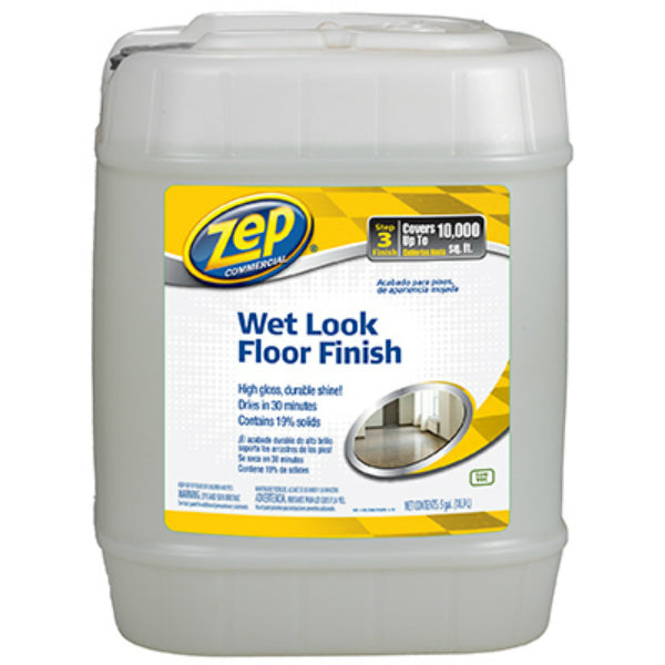 Zep Commercial® ZUWLFF5G Wet-Look Floor Finish, 5-Gallon