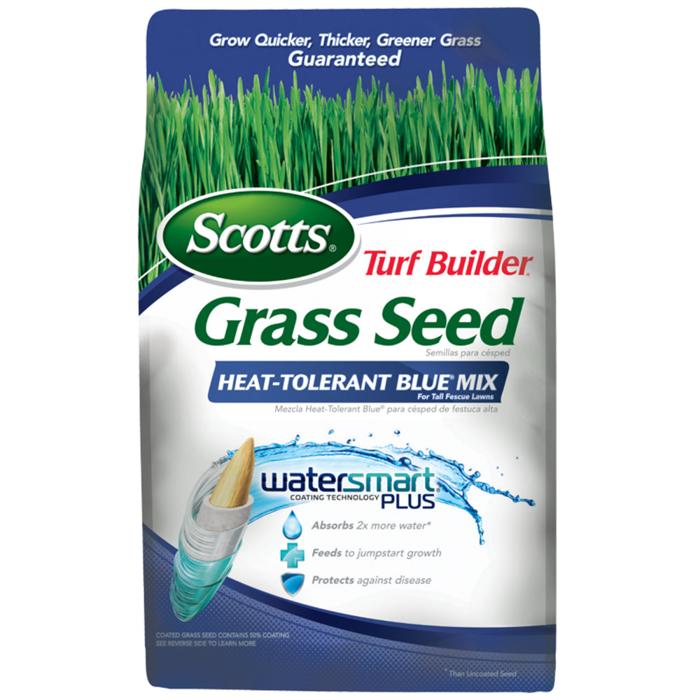Scotts® 18296 Turf Builder® Grass Seed Heat-Tolerant Blue® Mix, 3 Lbs