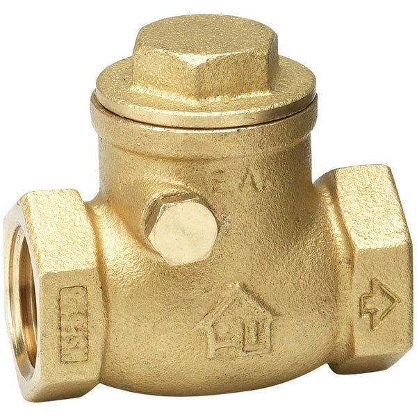 Homewerks® 240-2-12-12 Lead-Free Brass Threaded Swing Check Valve, 1/2" FIP