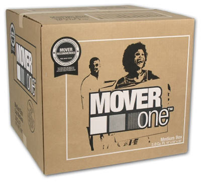 Mover One SP-902 Medium Moving Box, 18" x 18" x 16"