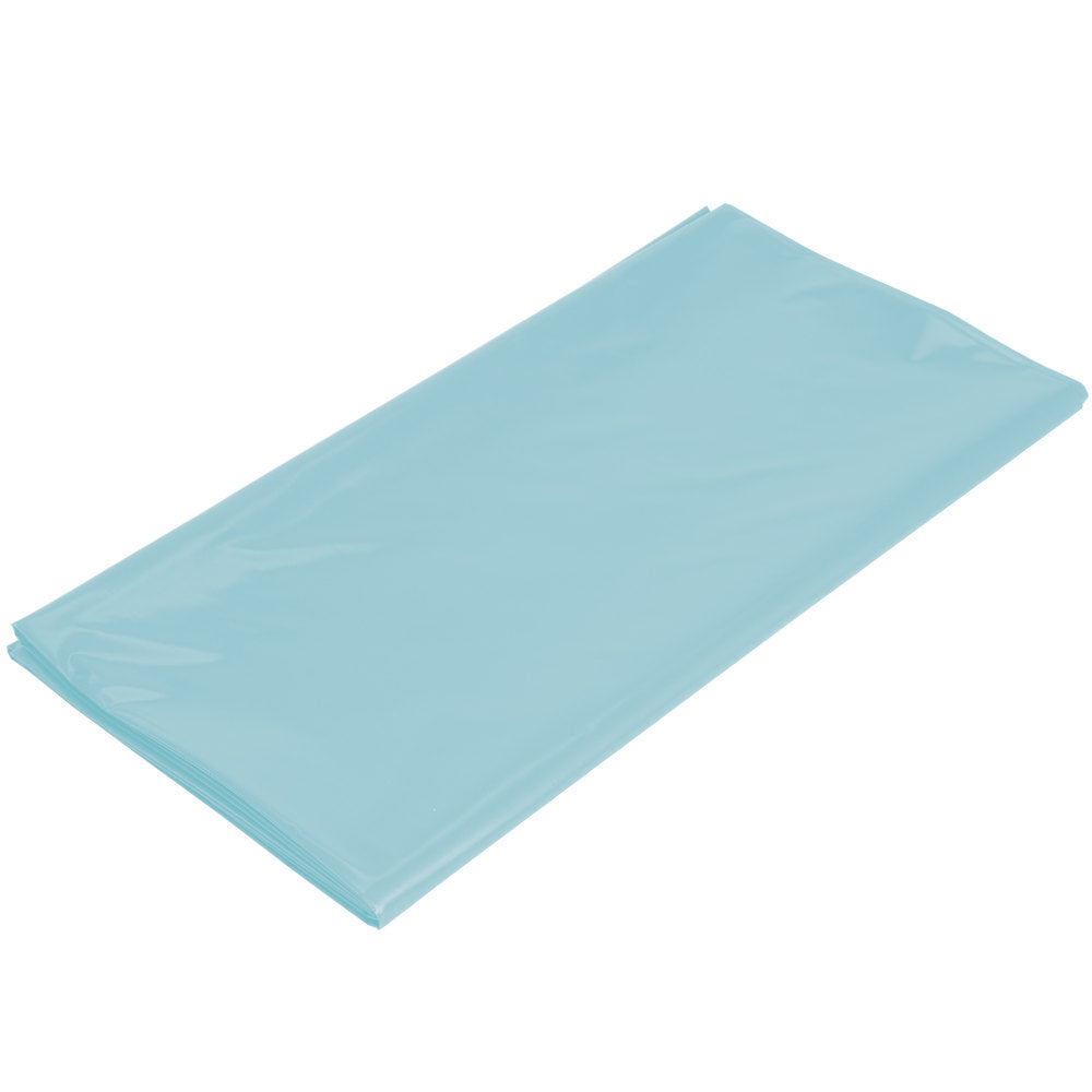 Creative Converting™ 013025 Plastic Banquet Table Cover, Pastel Blue, 54" x 108"