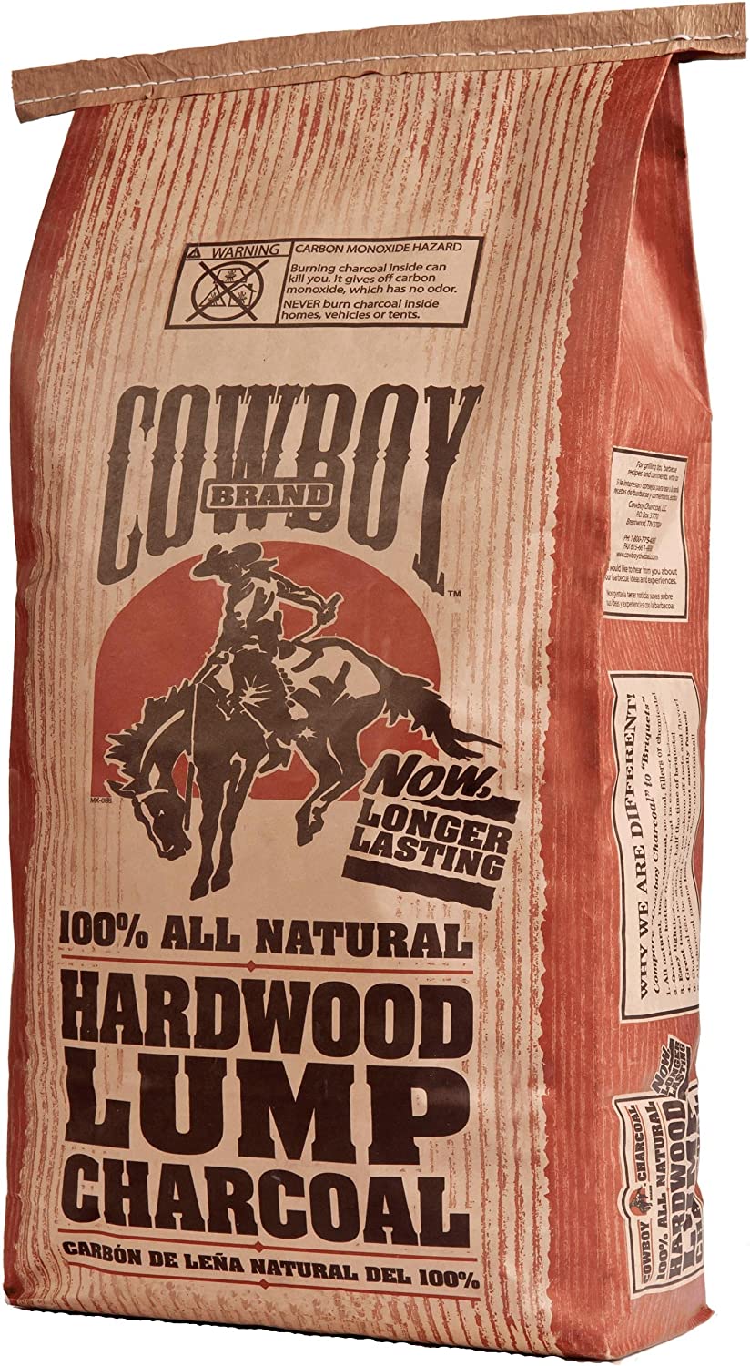 Cowboy 24220 All-Natural Hardwood Lump Charcoal, 20 Lb