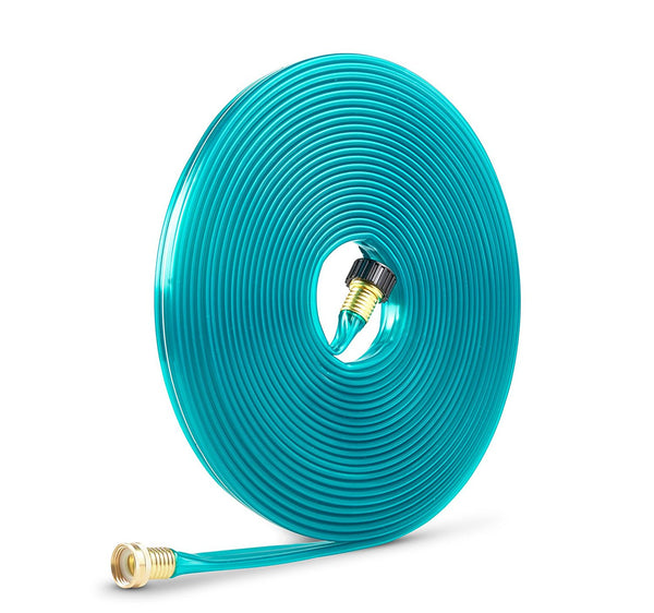 Gilmour 27142 Specialty All-In-One 3-Tube Sprinkler & Soaker Hose, 5/8" x 50'