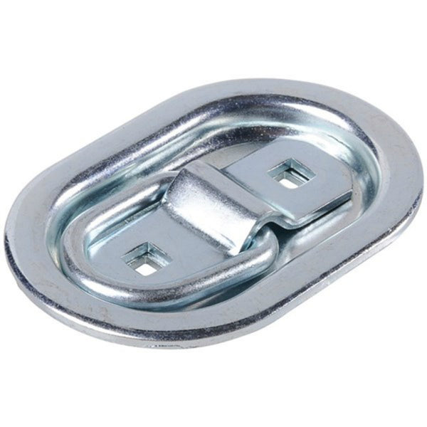Keeper® 89312 Oval Plate Recessed Anchor Ring, 2-3/4"
