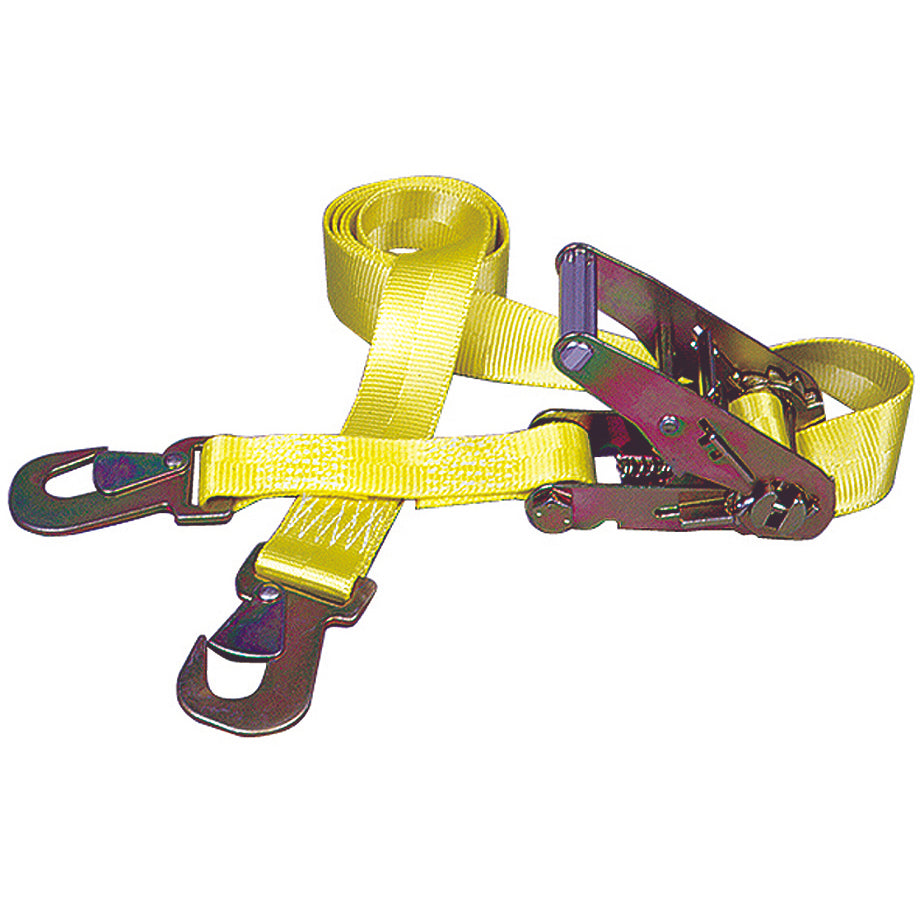 Keeper® 04105 Auto Ratchet Tie-Down with Snap Hook, 2" x 7'