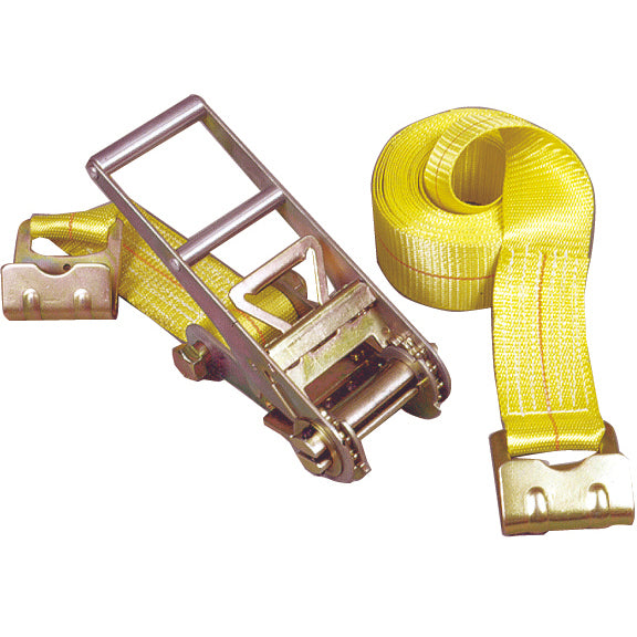 Keeper® 04637 Heavy Duty Ratchet Tie-Down with Flat Hooks, 3" x 27'