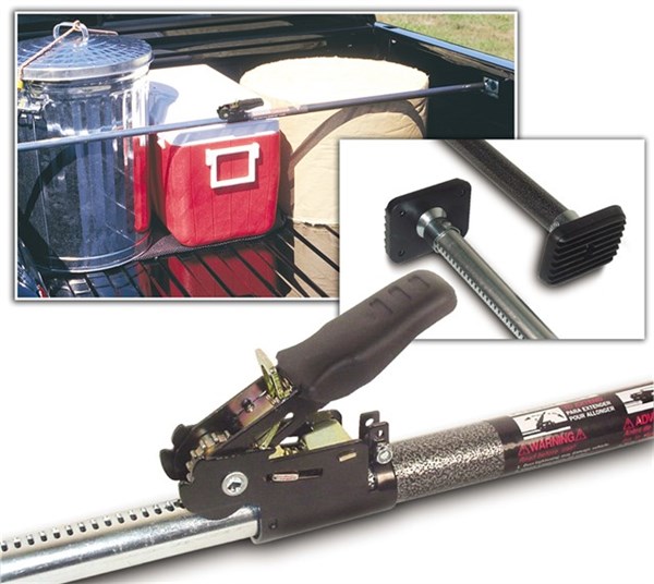 Keeper® 05059 Adjustable Ratcheting Cargo Bar, 40" - 70"