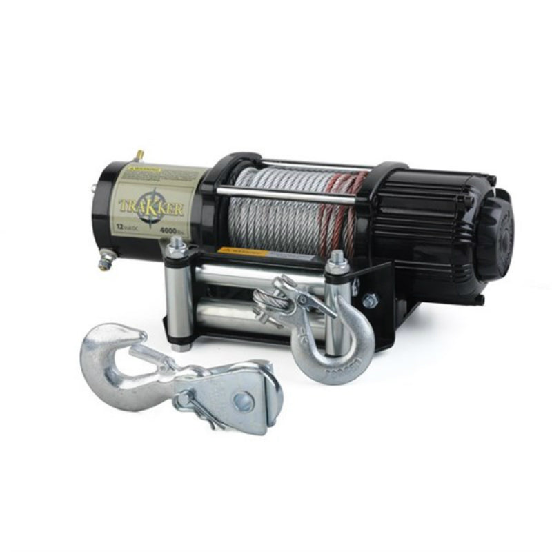Keeper® KT4000 Trakker Electric Winch, Single Line Pull, 4000 lbs Capacity