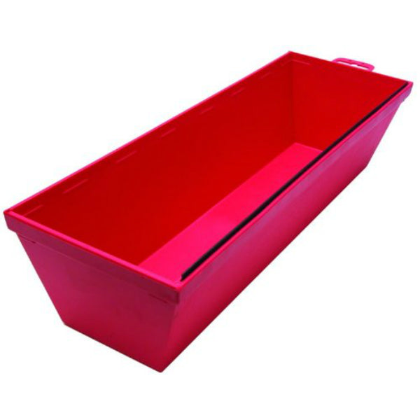 Marshalltown® 16114 Plastic Mud Pan, 12", Red