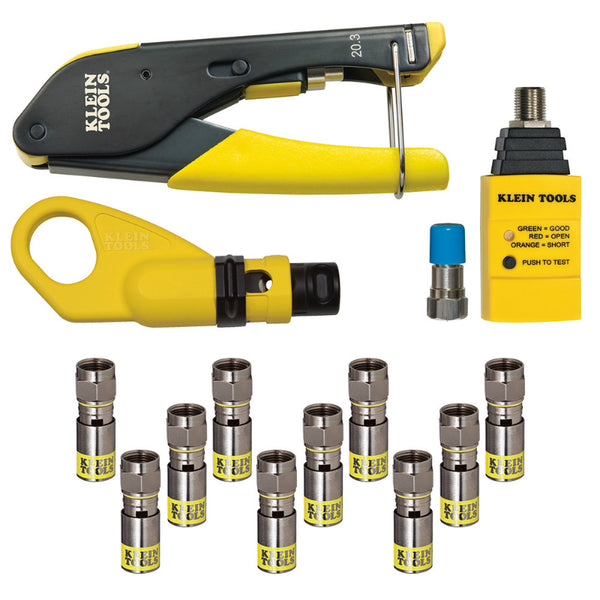 Klein Tools VDV002-818 Coax Installation & Testing Kit