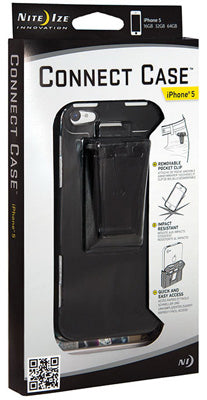 Nite Ize® CNT-IP5-01SC Connect Case for iPhone® 5/5S, Black