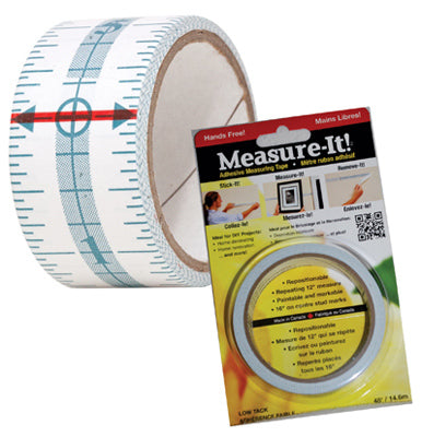 Measure-It MI32BP Adhesive Measuring Tape, 32'